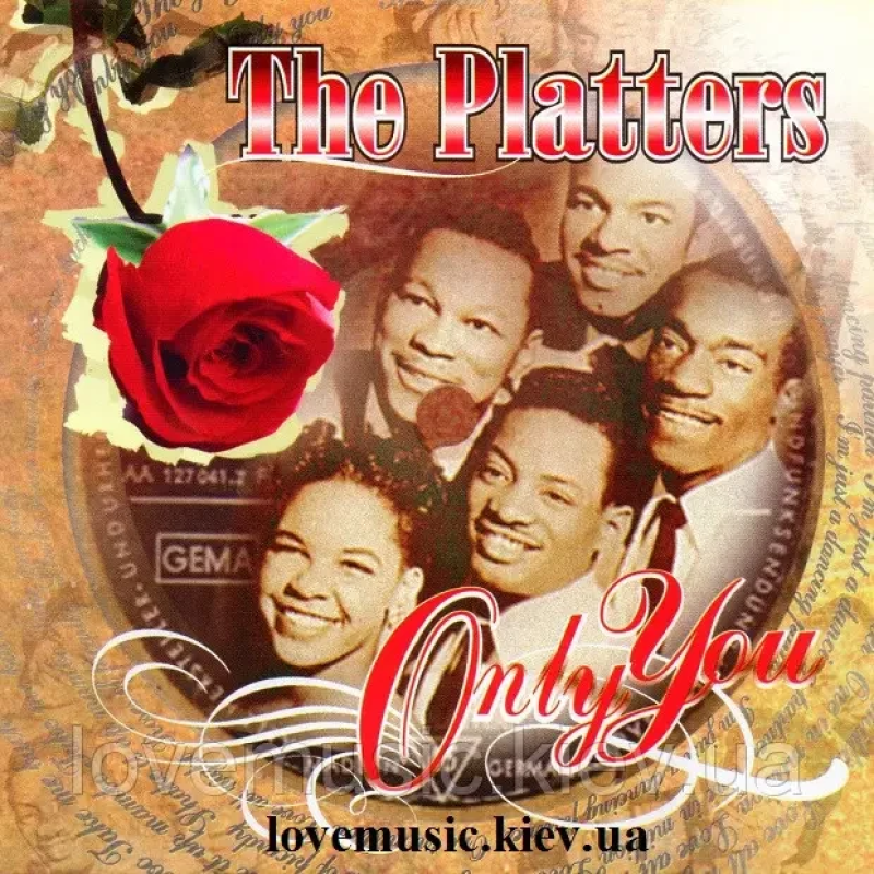 Музичний сд диск THE PLATTERS Only you (2005) (audio cd)