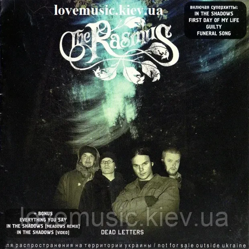 Музичний сд диск THE RASMUS Dead letters (2003) (audio cd)