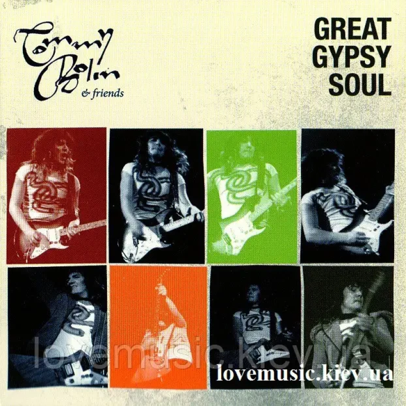 Музичний сд диск TOMMY BOLIN & FRIENDS Great gypsy soul (2012) (audio cd)