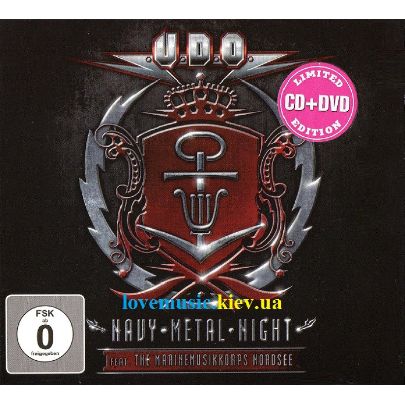 Музичний сд диск U.D.O. Navy metal night (2015) (audio cd)