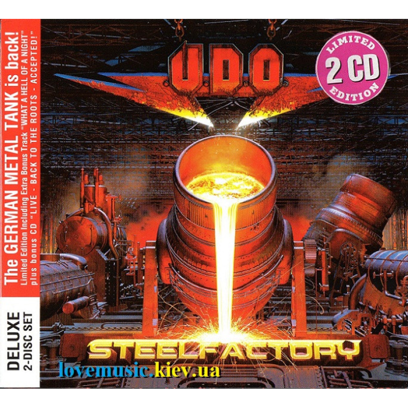 Музичний сд диск U.D.O. Steelfactory (2018) Deluxe Edition (audio cd)