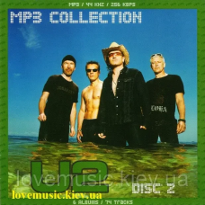 Музичний сд диск U2 MP3 Collection cd 2 (2008) mp3 сд