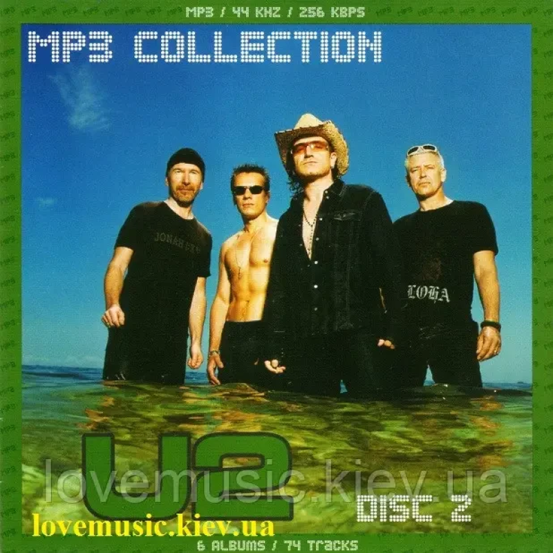 Музичний сд диск U2 MP3 Collection cd 2 (2008) mp3 сд