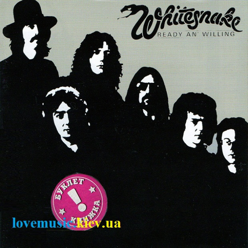 Музичний сд диск WHITESNAKE Ready an“ willing (1980) (audio cd)