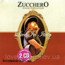 Музичний сд диск ZUCCHERO Live in Italy (2008) (audio cd)
