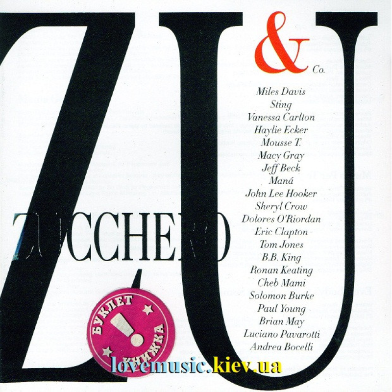 Музичний сд диск ZUCCHERO ZU & CO (2004) (audio cd)