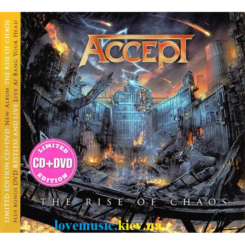 Музичний сд диск ACCEPT The rise of chaos (2017) (audio cd)
