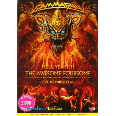 Відео диск GAMMA RAY Hell year!!! The awesome foursome Live in Montreal (2008) (dvd video)