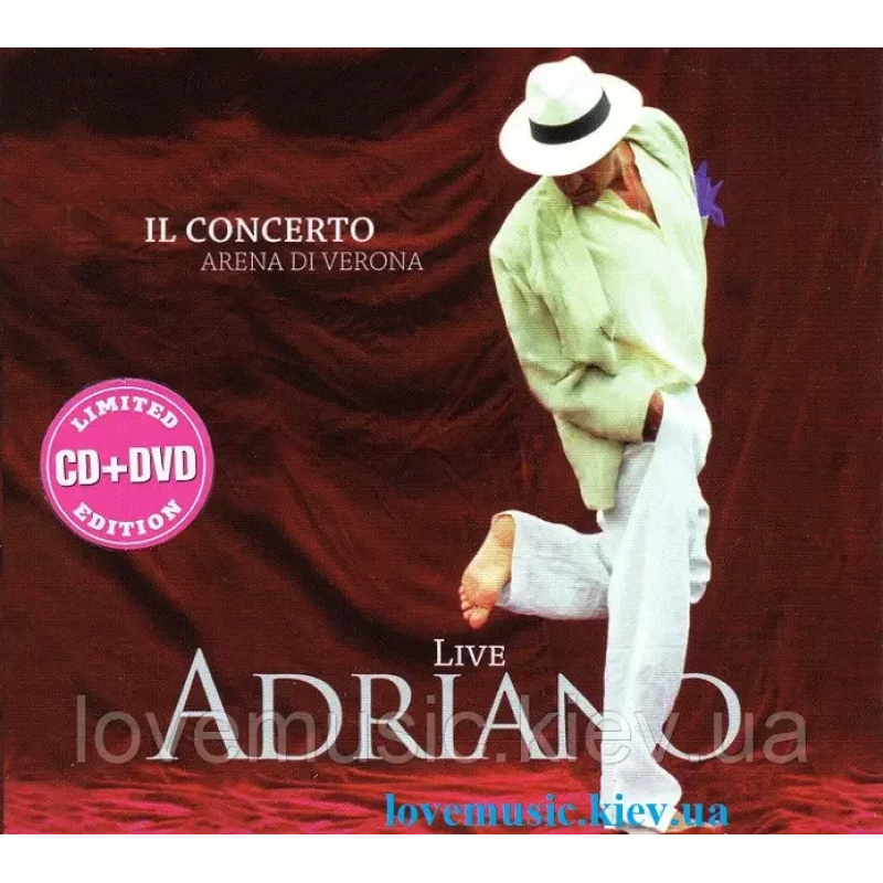 Музичний сд диск ADRIANO CELENTANO Arena Di Verona (2012) (audio cd)