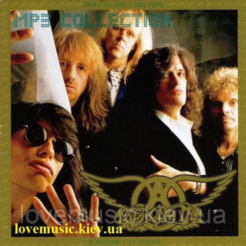 Музичний сд диск AEROSMITH MP3 Collection (2007) mp3 сд
