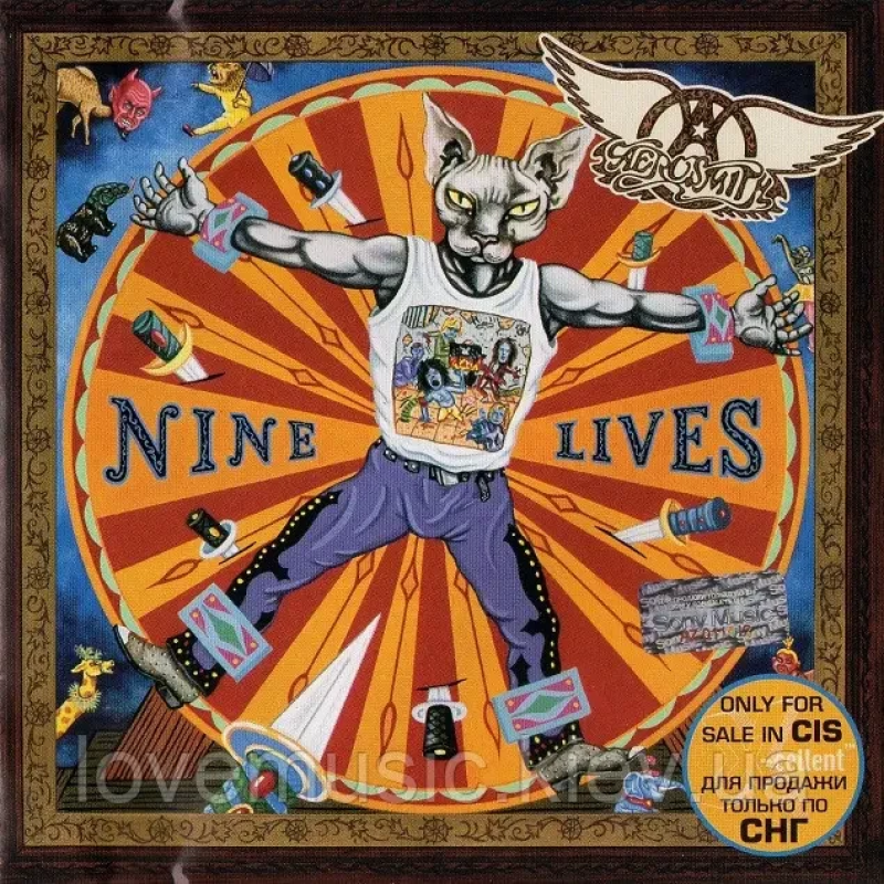 Музичний сд диск AEROSMITH Nine lives (1997) (audio cd)