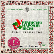 Музичний сд диск УКРАЇНСЬКІ НАРОДНІ ПІСНІ Камерний хор “Київ” (2007) (audio cd)