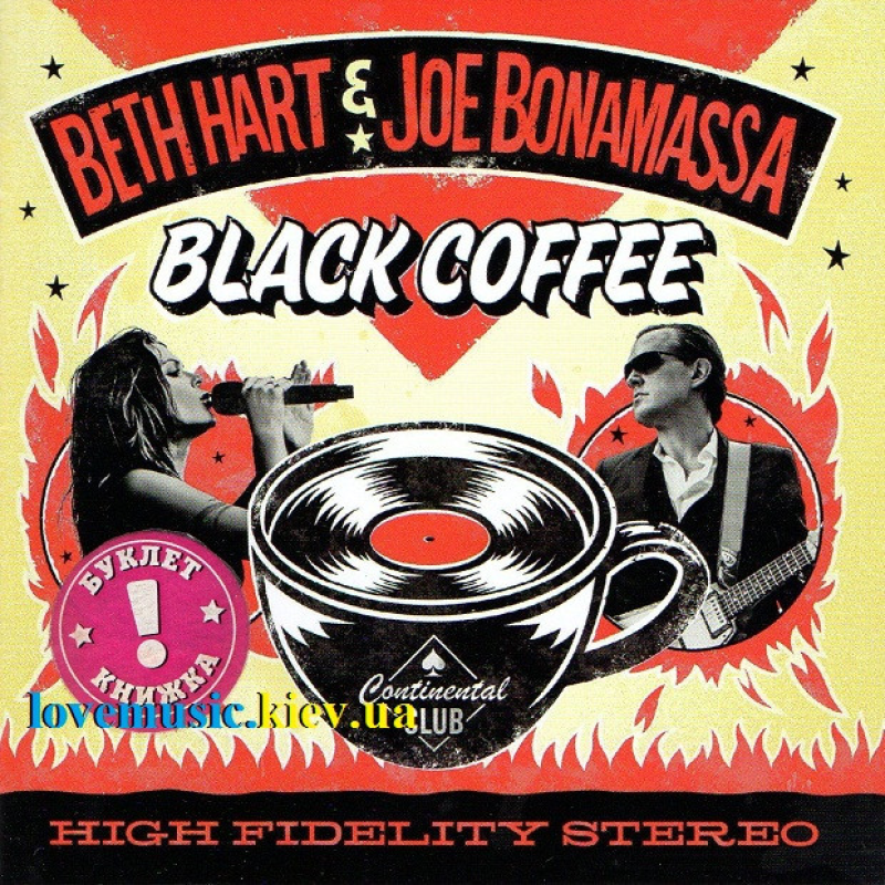 Музичний сд диск BETH HART & JOE BONAMASSA Black coffee (2018) (audio cd)