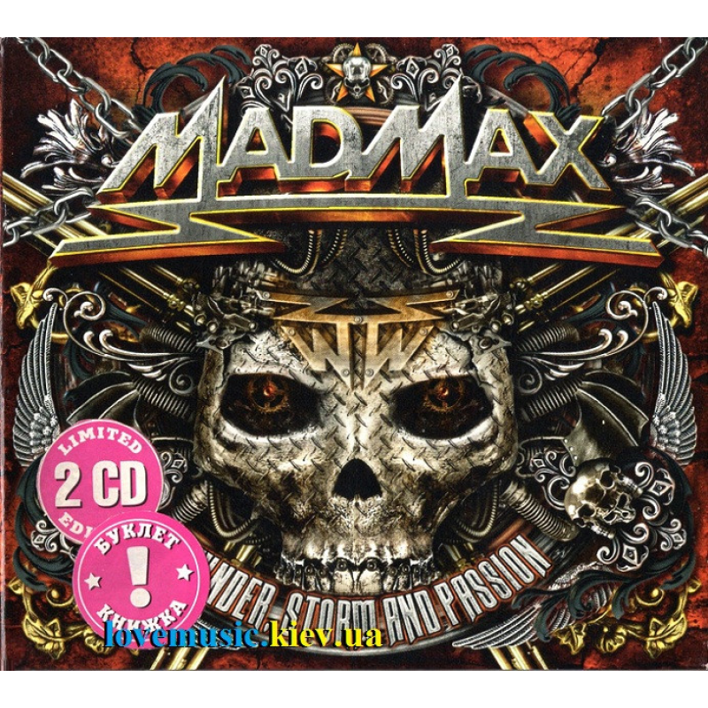 Музичний сд диск MAD MAX Thunder, storm and passion (2015) (audio cd)