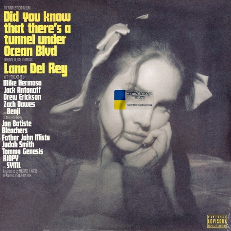 Вінілова платівка LANA DEL REY Did you know that there“s a tunnel under ocean blvd (2023) Vinyl (LP Record)