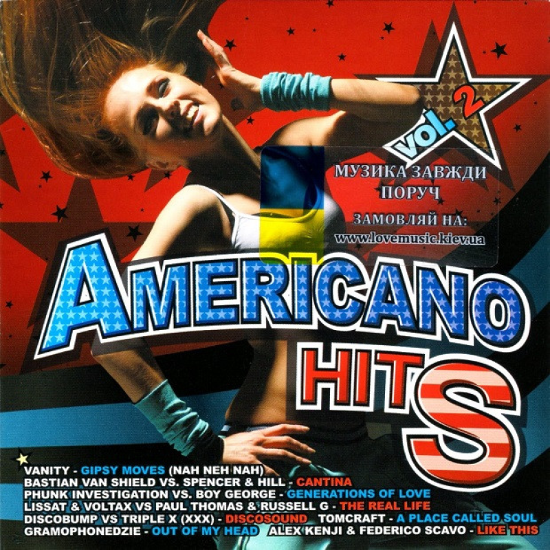 Музичний сд диск AMERICANO HITS Vol. 2 (2011) (audio cd)