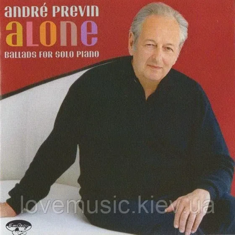 Музичний сд диск ANDRE PREVIN Alone (2007) (audio cd)
