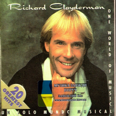 Музичний сд диск RICHARD CLAYDERMAN 20 Greatest Hits One world of music (1994) (audio cd)