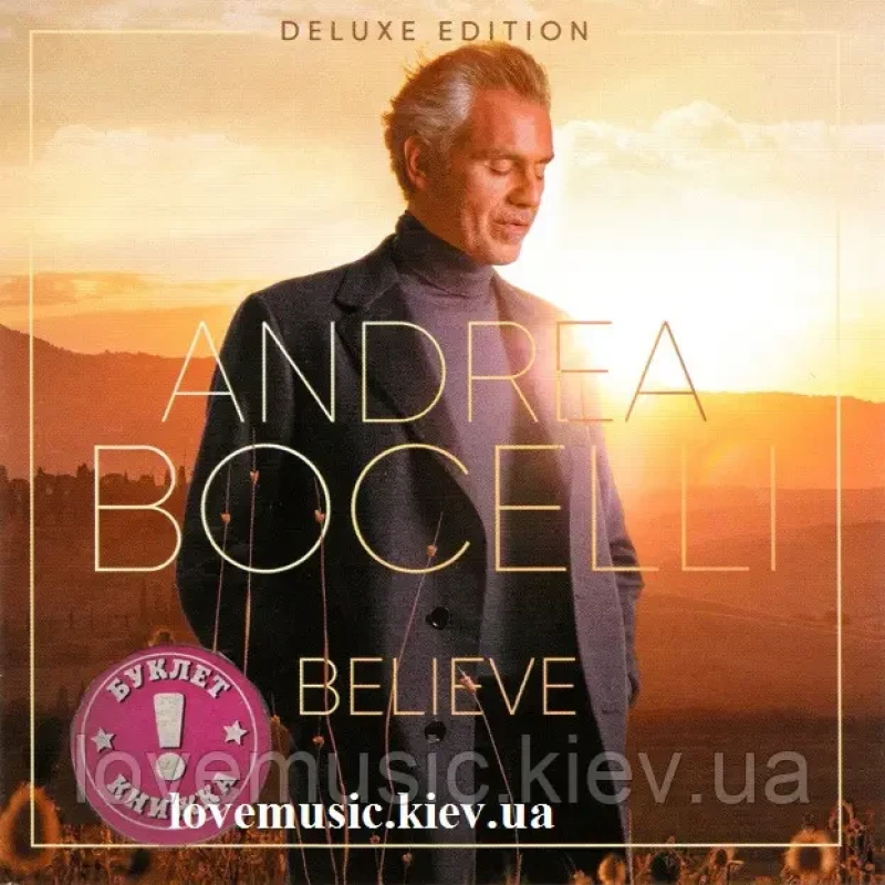 Музичний сд диск ANDREA BOCELLI Believe (2020) (audio cd)