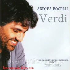 Музичний сд диск ANDREA BOCELLI Verdi (2000) (audio cd)