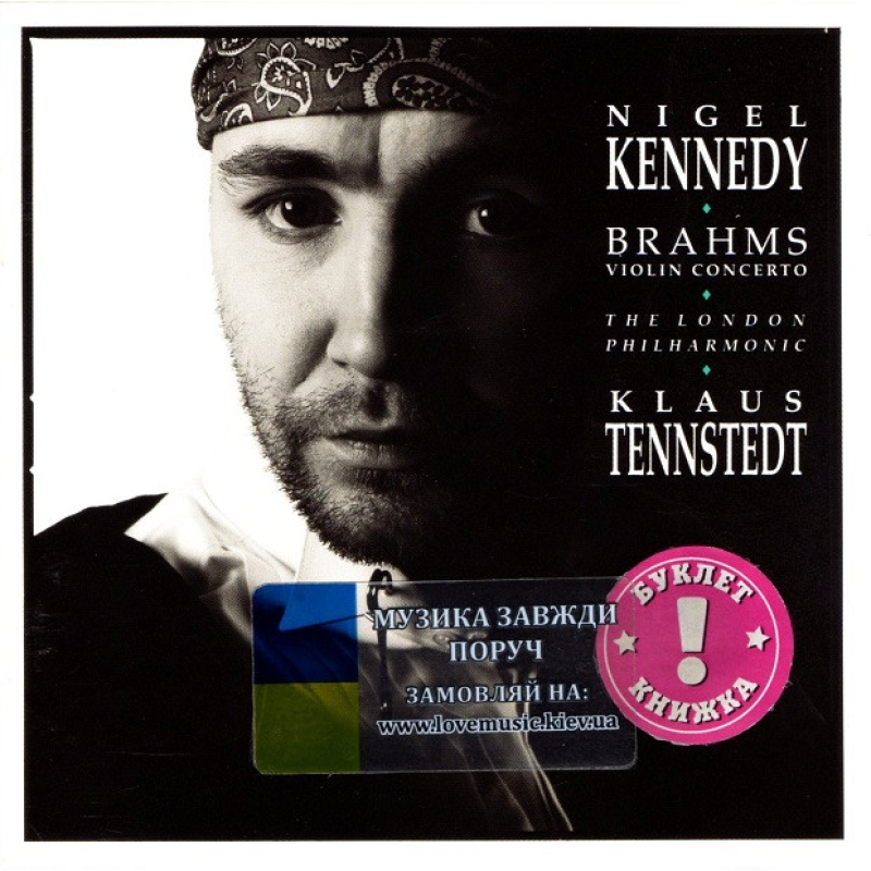 Музичний сд диск NIGEL KENNEDY Brahms Violin concerto (1991) (audio cd)