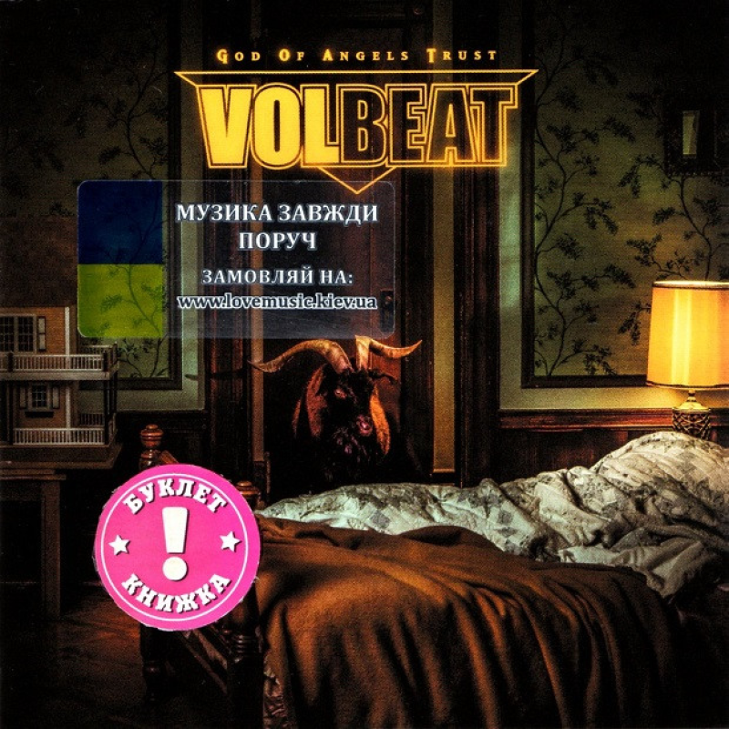 Музичний сд диск VOLBEAT God of angels trust (2025) (audio cd)