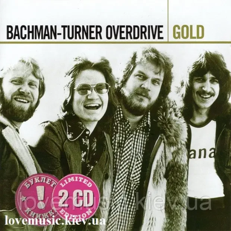 Музичний сд диск BACHMAN-TURNER OVERDRIVE Gold (2005) (audio cd)