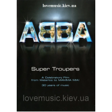 Відео диск ABBA Super troupers. A celebratory film from Waterloo to Mamma Mia! (2004) (dvd video)