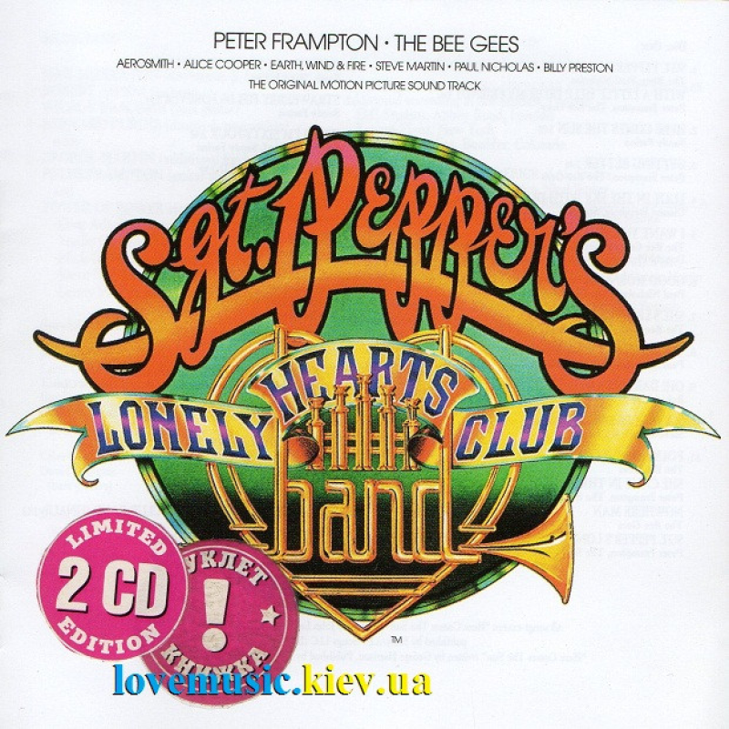 Музичний сд диск BEE GEES & PETER FRAMPTON Sgt. Pepper“s lonely hearts club band (1978) (audio cd)