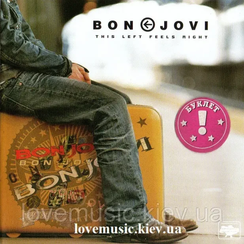 Музичний сд диск BON JOVI This left feels right (2003) (audio cd)
