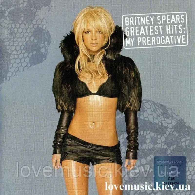Музичний сд диск BRITNEY SPEARS Greatest hits My prerogative (2004) (audio cd)