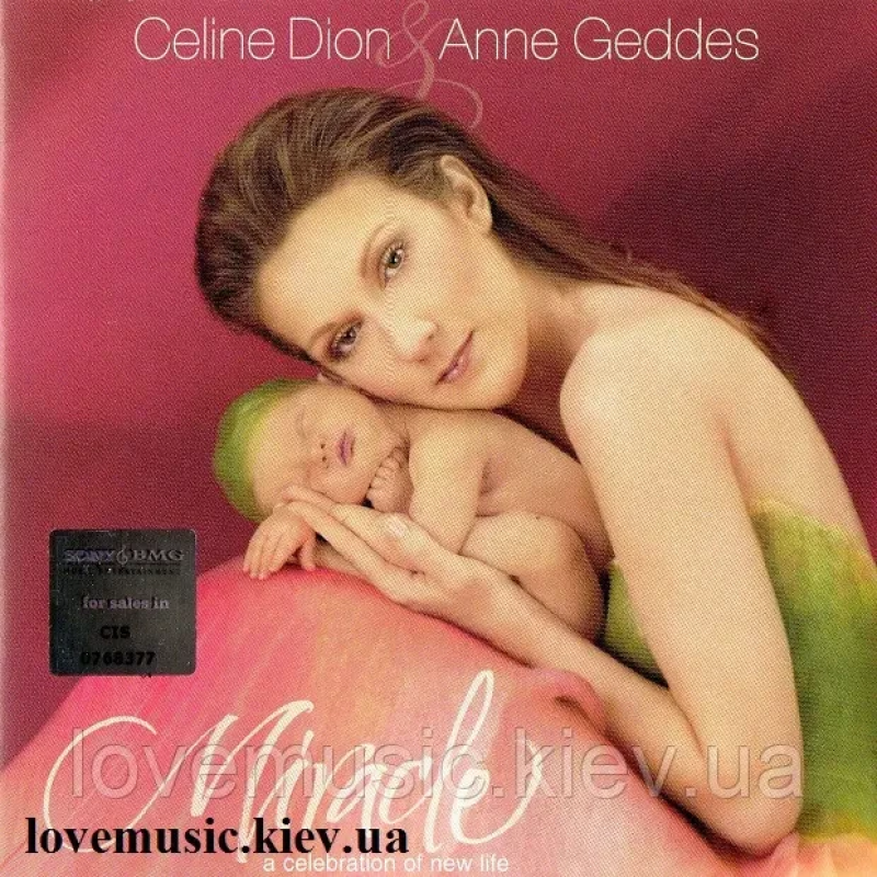 Музичний сд диск CELINE DION & ANNE GEDDES Miracle (2004) (audio cd)