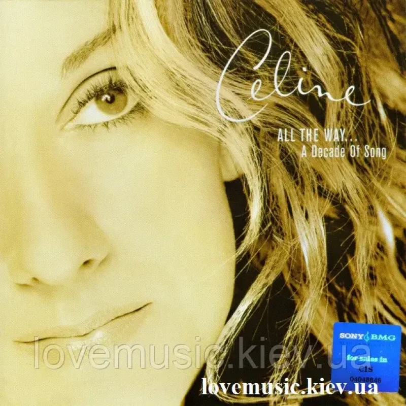 Музичний сд диск CELINE DION All The Way… A Decade Of Song (1999) (audio cd)